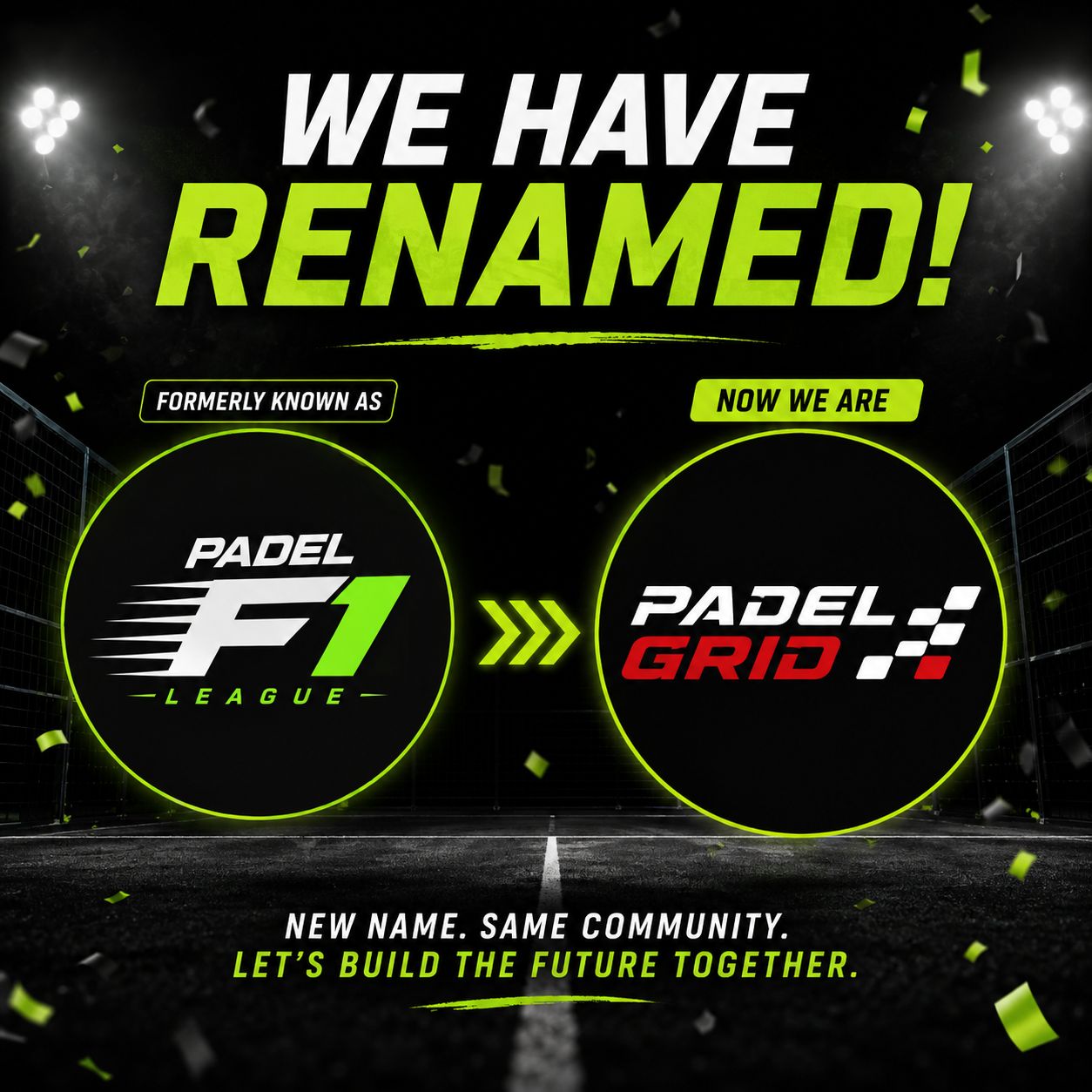 Padel Grid · Off the court — The community