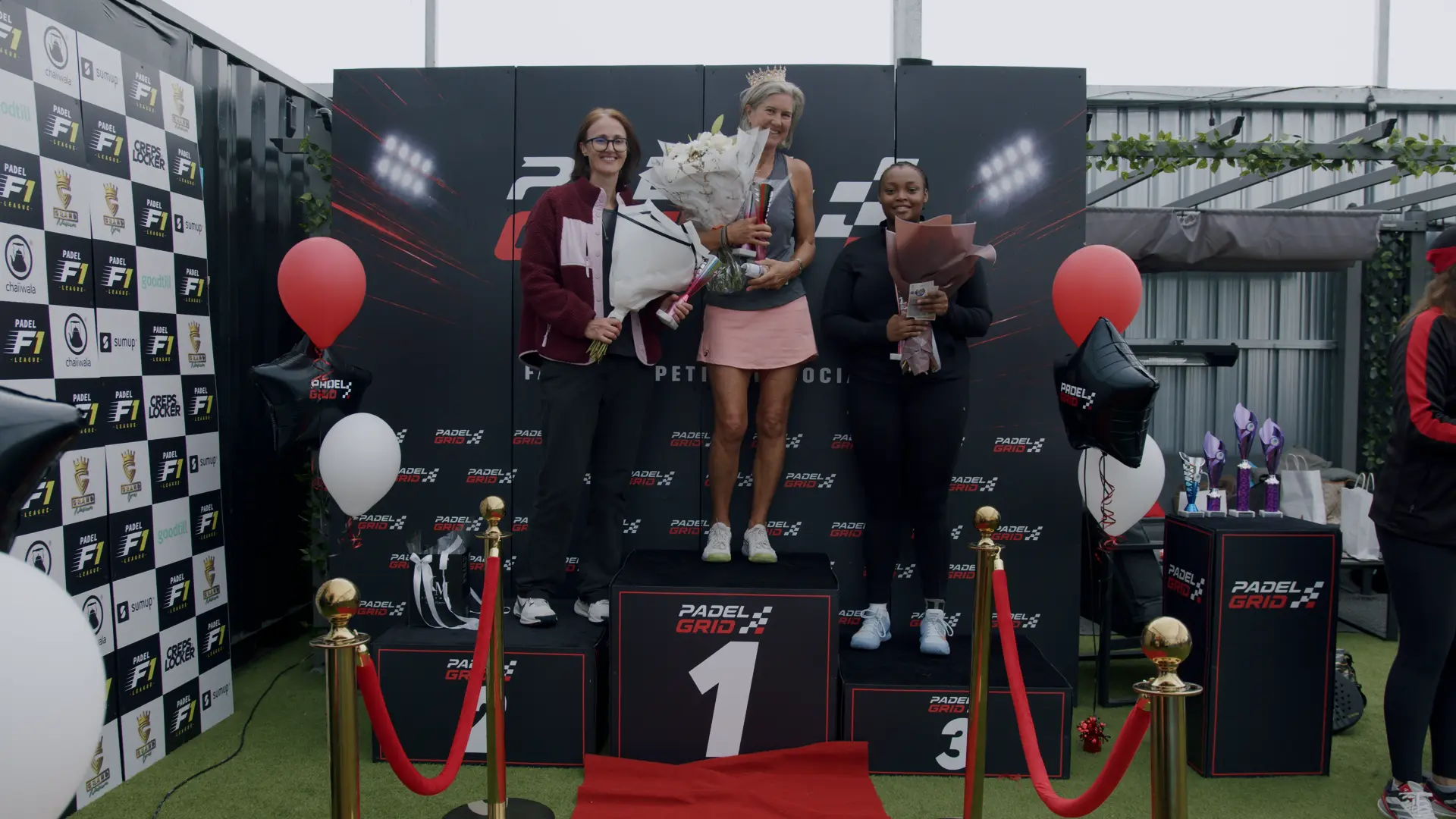 R07 · Manchester Padel Club — Women's Division 1 podium