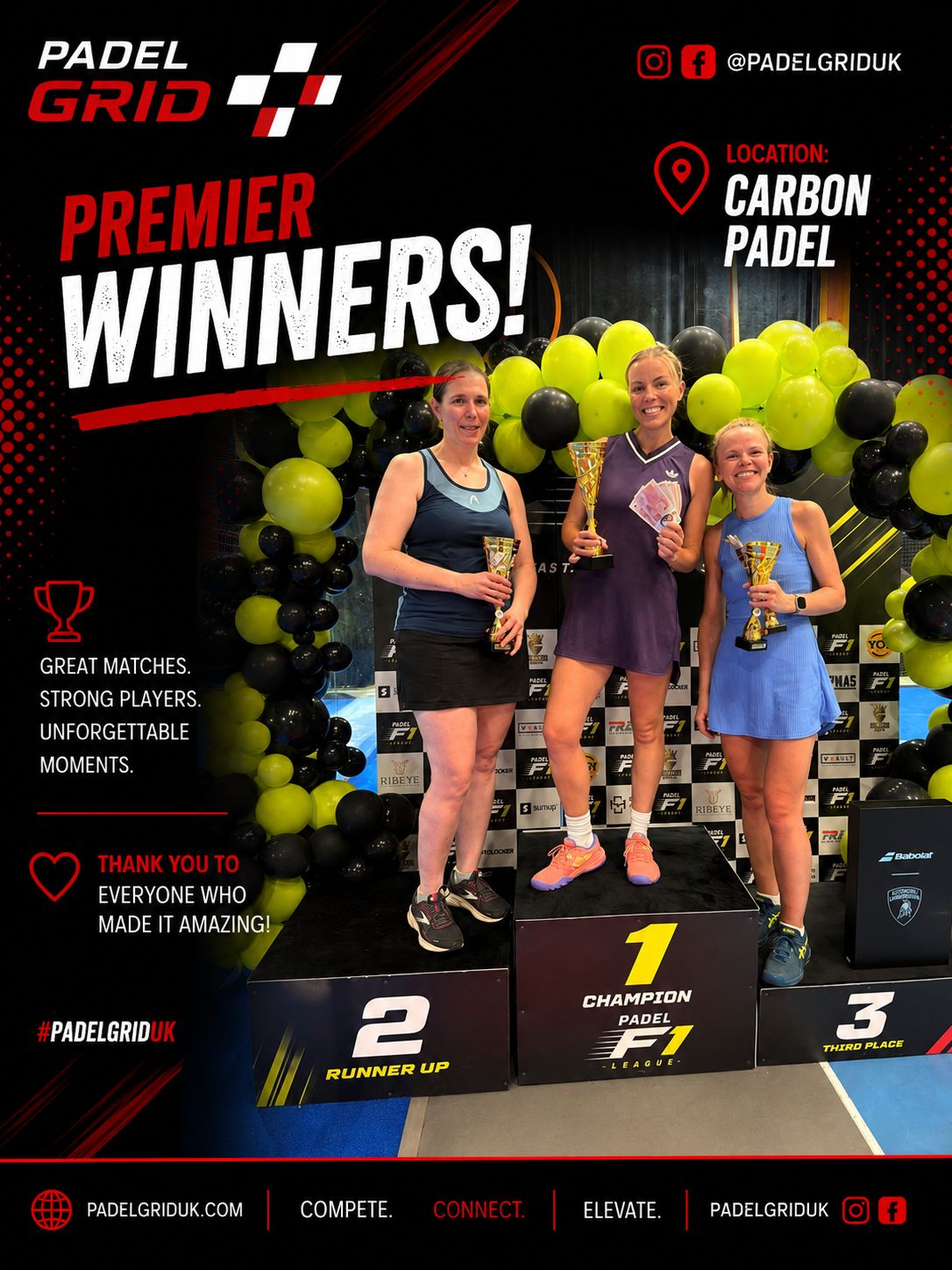 Padel Grid · Off the court — The community