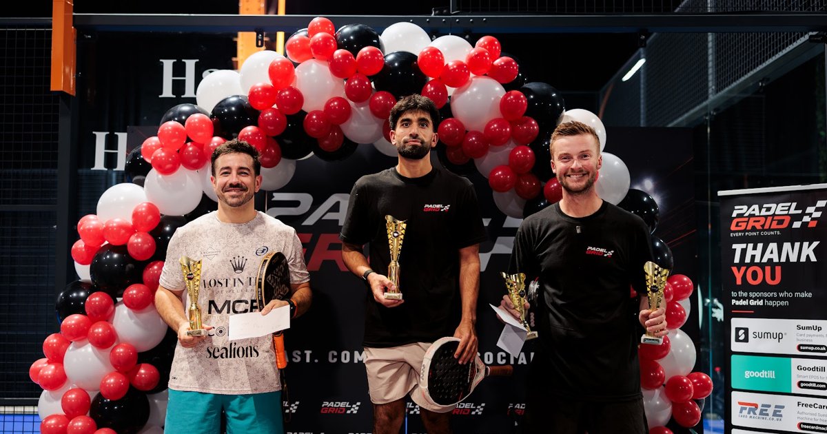 Carbon Padel Mega Open podium