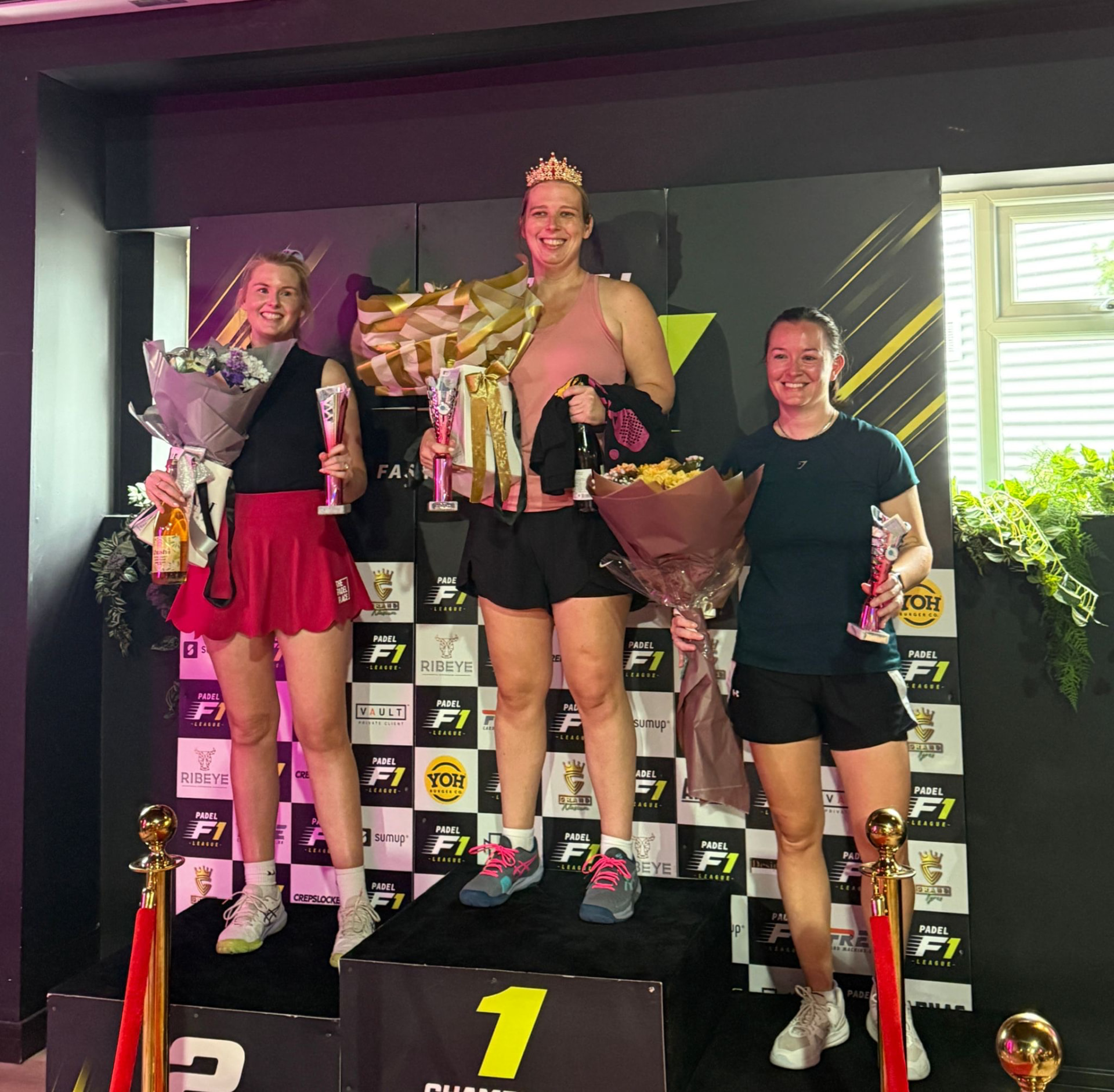 Podium presentation — Padel Grid R06 · Cheadle